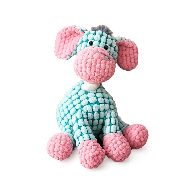 Cotton plush dog toy