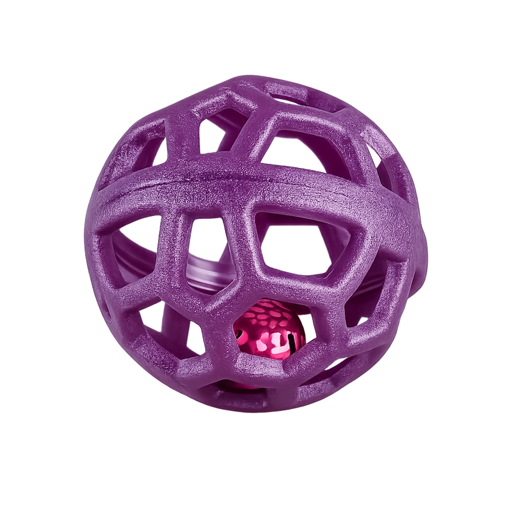 Jangles lattice rubber rattle ball for dogs