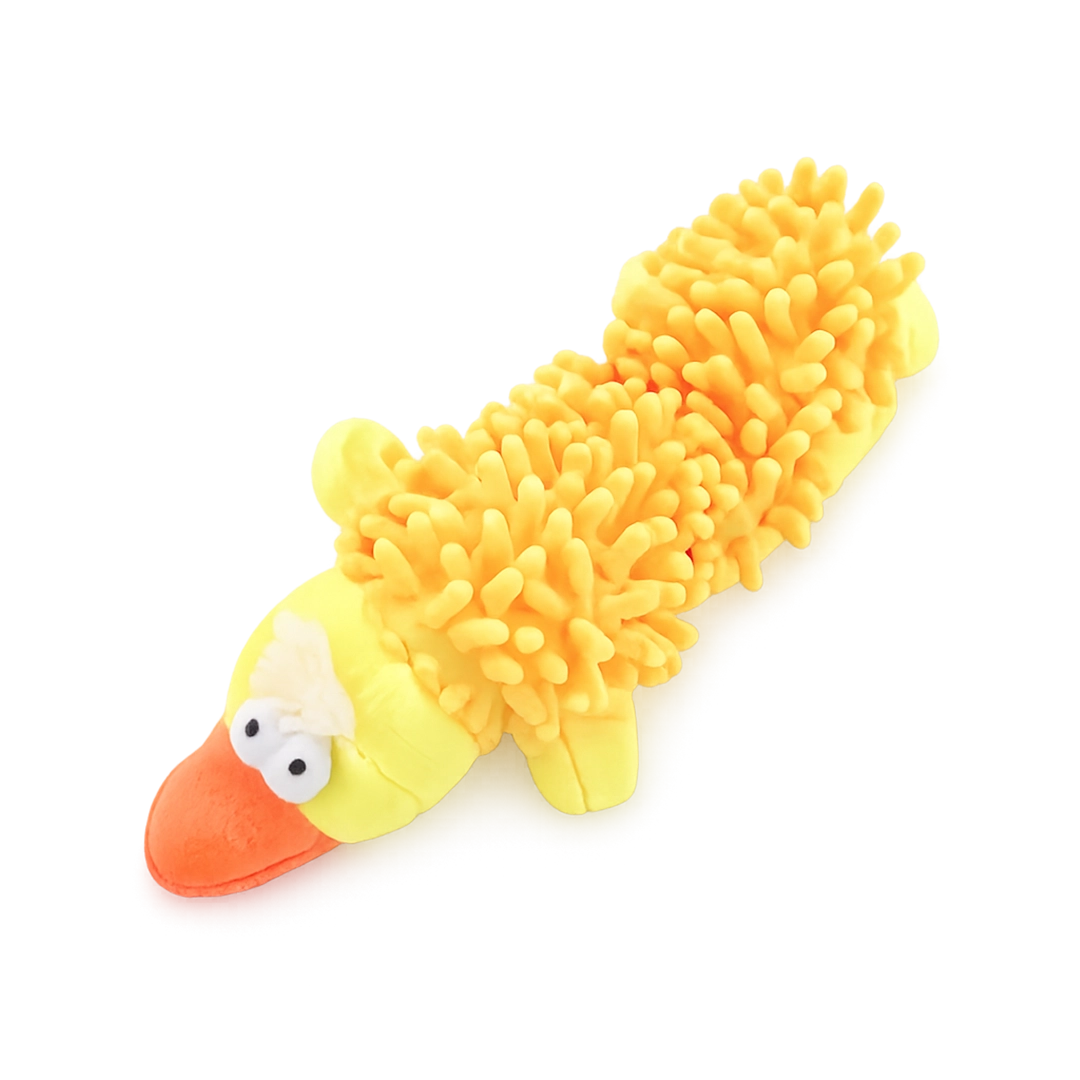 Quack plush dog toy
