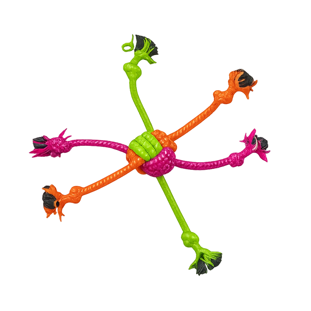 Splat multi-arm rope tug toy for dogs