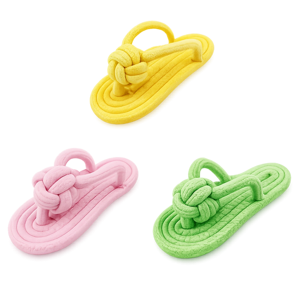 The Sandal chew toy for dogs