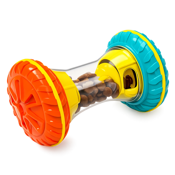 Tumble Feast treat-dispensing tumbler dog toy