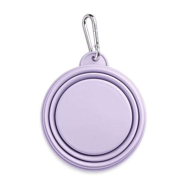 The Walkies Bowl collapsible travel dog bowl with clip