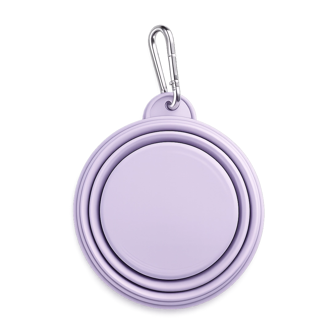 The Walkies Bowl collapsible travel dog bowl with clip