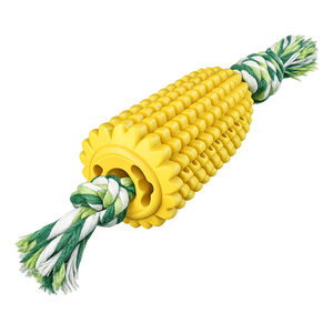 Corn Dog tough chew toy for dogs